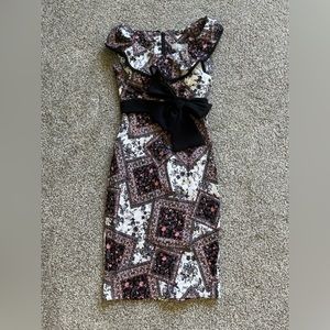 Victorian Print Designer dress